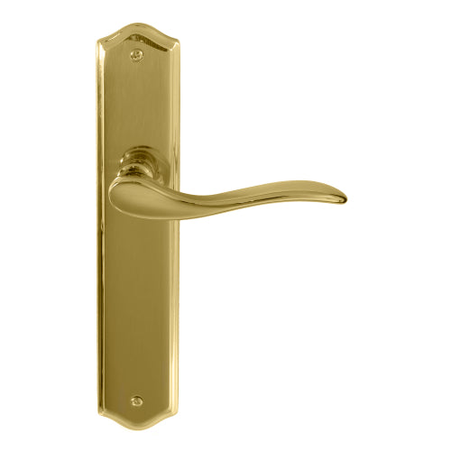 Hermitage Traditional Backplate in Polished Brass Unlacquered