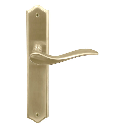 Hermitage Traditional Backplate in Satin Brass Unlaquered
