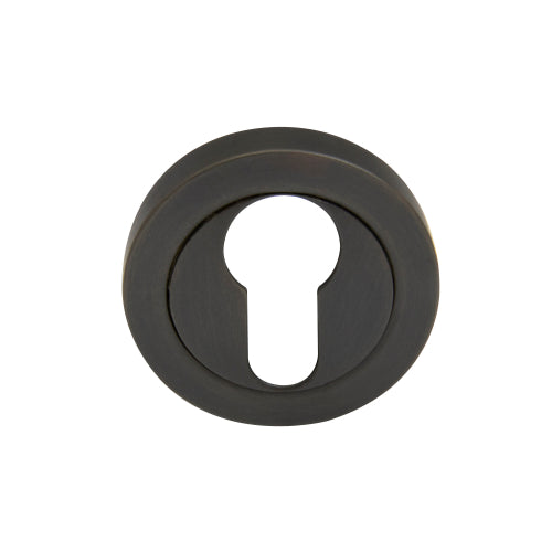 Escutcheon - 50mm Rose (Pair) in Dark Roman Brass