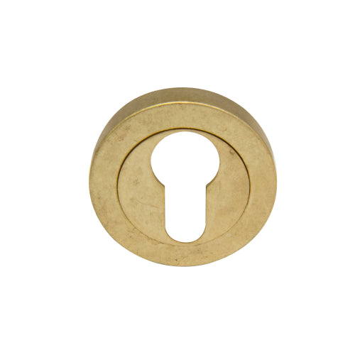 Escutcheon - 50mm Rose (Pair) in Rumbled Brass
