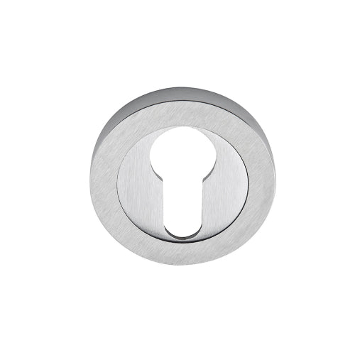 Escutcheon - 50mm Rose (Pair) in Satin Chrome