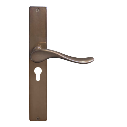 Haven Square Backplate E48 Keyhole in Antique Bronze