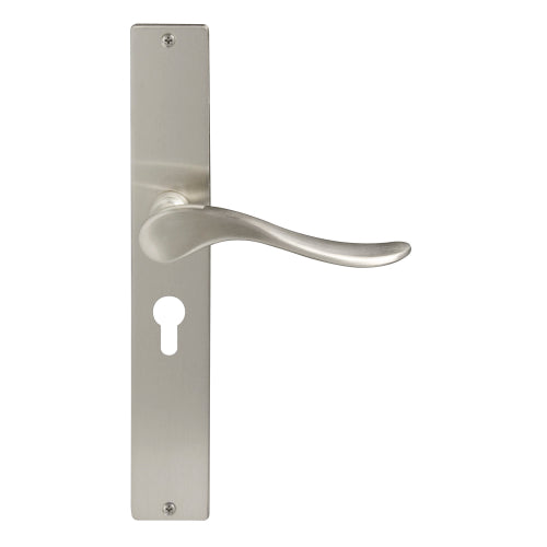 Haven Square Backplate E48 Keyhole in Brushed Nickel