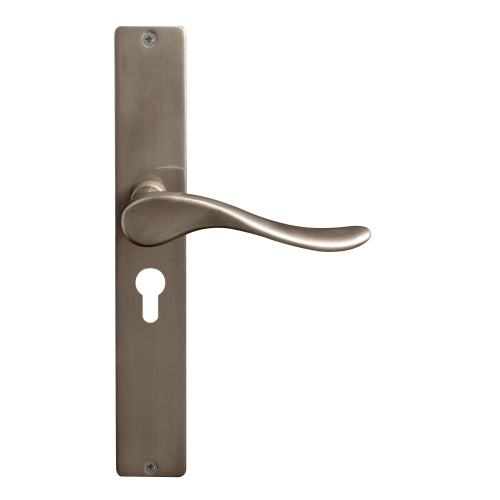 Haven Square Backplate E48 Keyhole in Natural Bronze