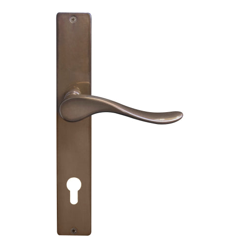 Haven Square Backplate E85 Keyhole in Antique Bronze
