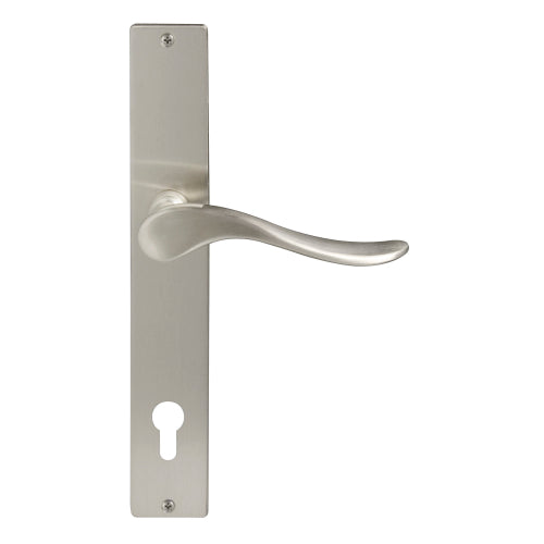 Haven Square Backplate E85 Keyhole in Brushed Nickel
