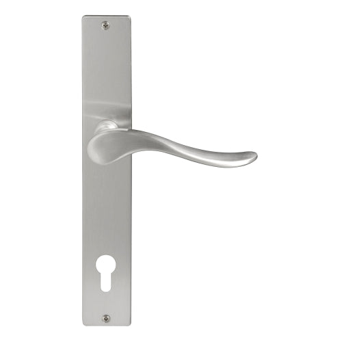Haven Square Backplate E85 Keyhole in Satin Chrome
