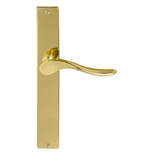 Haven Square Backplate in Polished Brass Unlacquered