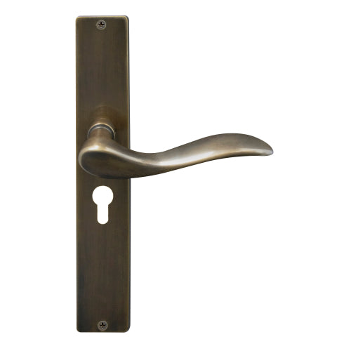Hermitage Square Backplate E48 Keyhole in Oil Rubbed Bronze