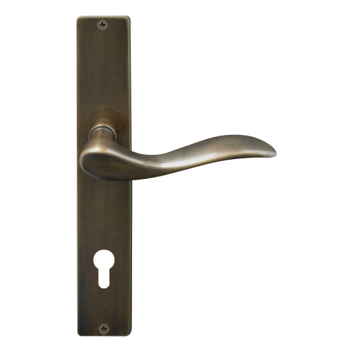 Hermitage Square Backplate E85 Keyhole in Oil Rubbed Bronze