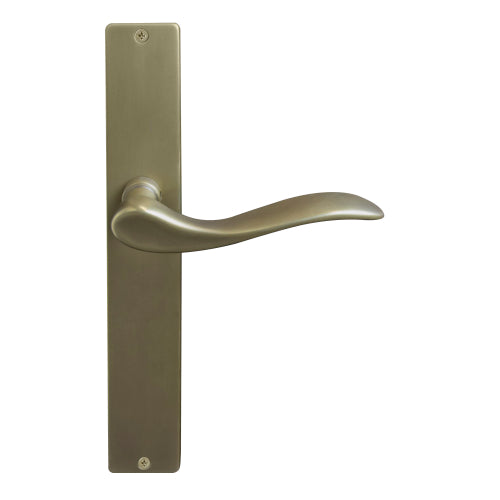 Hermitage Square Backplate in Roman Brass