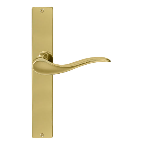 Hermitage Square Backplate in Polished Brass Unlacquered