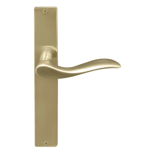 Hermitage Square Backplate in Satin Brass Unlaquered