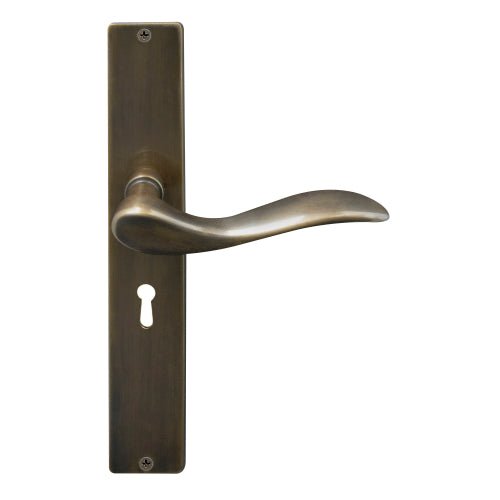 Hermitage Square Backplate Std Keyhole in Oil Rubbed Bronze