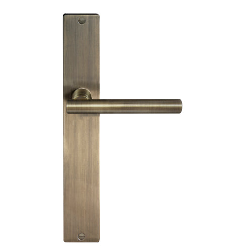 Charleston Square Backplate in Brushed Bronze