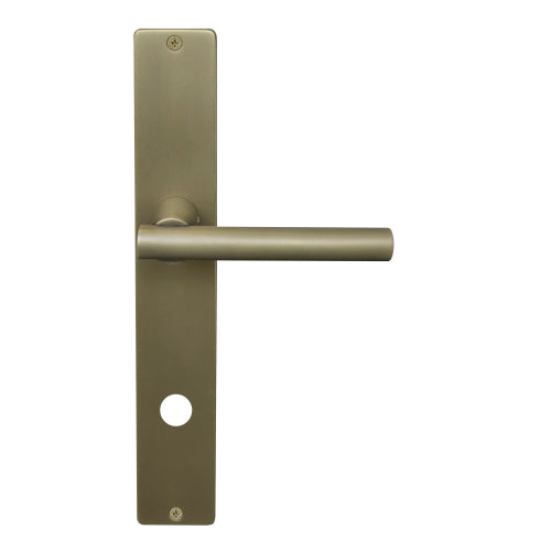 Charleston Square Backplate - Priv 85mm in Roman Brass