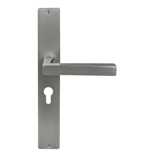 Federal Square Backplate E48 Keyhole in Satin Chrome
