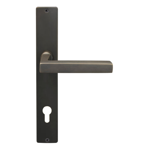 Federal Square Backplate E85 Keyhole in Dark Roman Brass