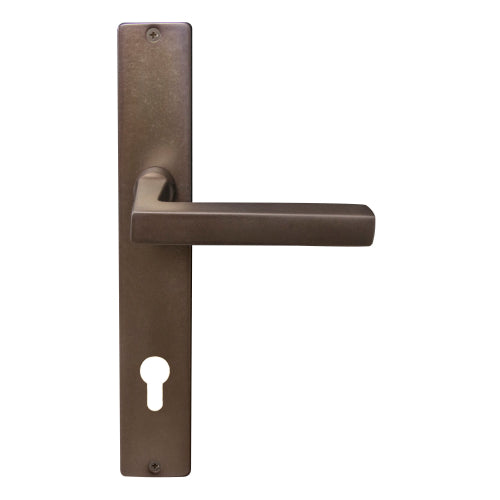 Federal Square Backplate E85 Keyhole in Matt Antique Bronze