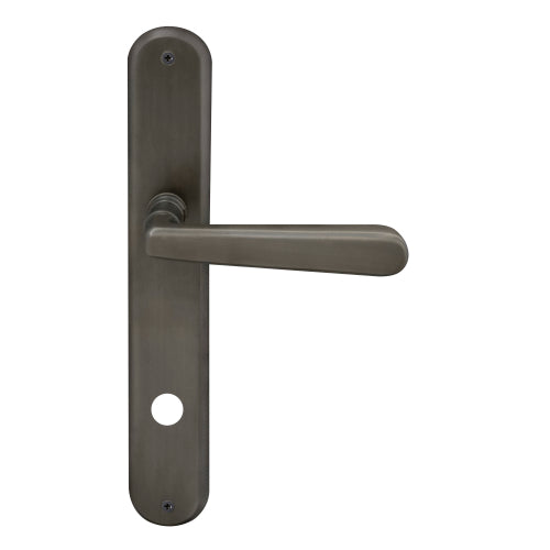 Villa Oval Backplate - Priv 85mm in Dark Roman Brass
