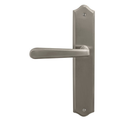 Villa Traditional Backplate Dummy Lever - LH in Brushed Nickel