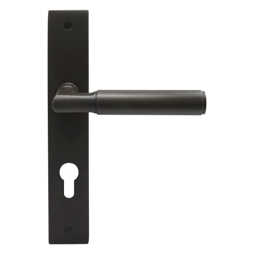 NIDO - Sona Lever on Backplate - E85mm in Dark Roman Brass