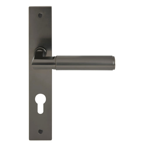 NIDO - Sona Lever on Backplate - E85mm in Graphite Nickel