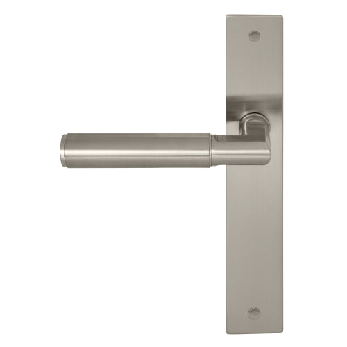 NIDO - Sona Backplate Dummy Lever LH in Brushed Nickel
