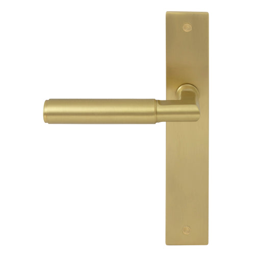 NIDO - Sona Backplate Dummy Lever LH in Matt Satin Brass
