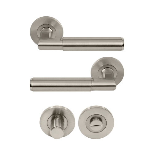 NIDO - Sona Privacy Set in Brushed Nickel