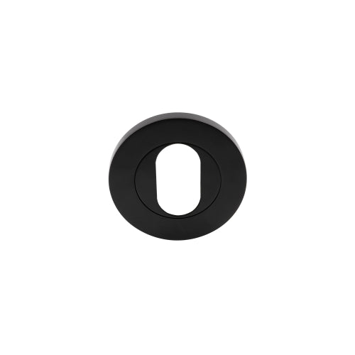NIDO Oval Escutcheon, Single in Matt Black