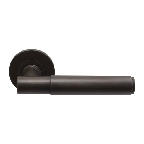 NIDO - Verge Plain Lever Set in Dark Roman Brass