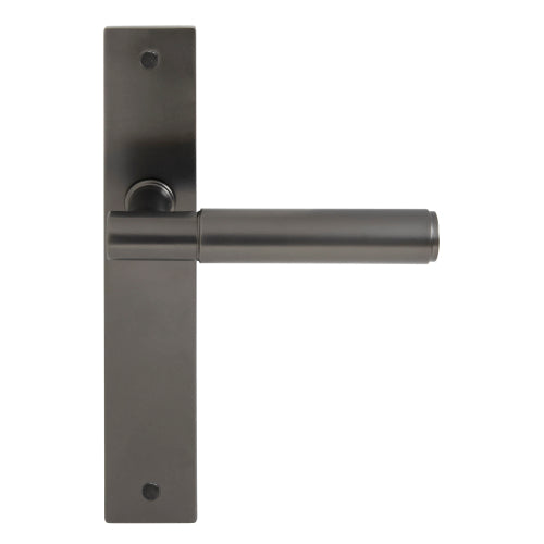 NIDO - Verge Plain Lever on Backplate in Graphite Nickel