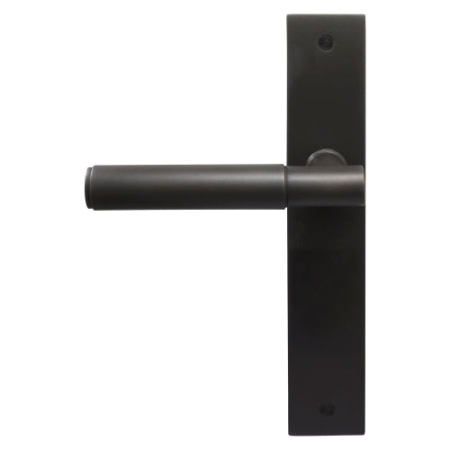 NIDO - Verge Plain Backplate Dummy Lever LH in Dark Roman Brass