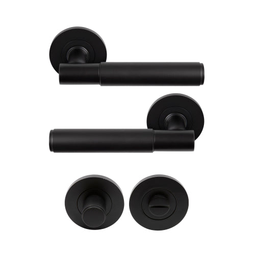 NIDO - Verge Plain Privacy Set in Matt Black