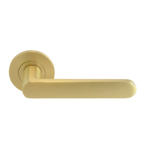 NIDO - Modella Lever Set in Matt Satin Brass