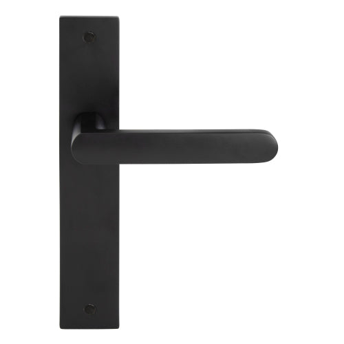 NIDO - Modella Lever on Backplate in Matt Black