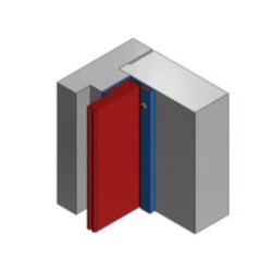 Finger Guard Safety Seal (Hinge opening side) Length 2010mm - 1-5 units (Timber Frame) in Black