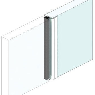 RAVEN RP104 Astragal Seal Poly Carbonate Seal 3000mm in Translucent