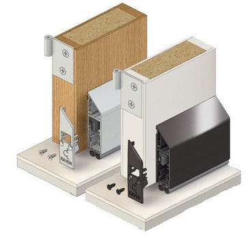 RAVEN RP128 Automatic Door Bottom Seal 920mm - Cuts back to 820mm in Clear Anodised