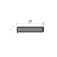 RAVEN RP2004 Intumescent Seal Seal 2100mm in White
