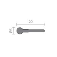 RAVEN RP316Si Silicon Rubber 1000mm in Grey