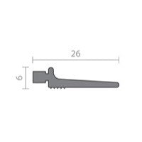 RAVEN RP351Si Silicon Rubber 1000mm in Grey
