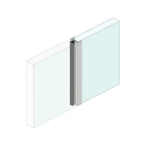 RAVEN RP88 Astragal Seal 3000mm in Clear Anodised