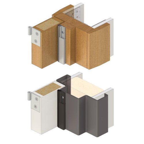 RAVEN RP94Si Perimeter Seal, Long Single Door Set 6300mm - Sides 2750mm, Top 1000mm in Clear Anodised