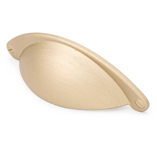 HERITAGE Shaker 64mm Cup Pull - Satin Brass in Brushed Brass