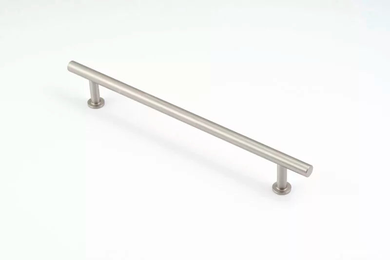 STATEMENT Stirling 192mm Solid Brass Handle - Dull Brushed Nickel in Dull Brushed Nickel