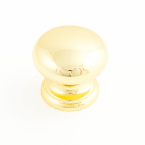 Castella Sovereign Fluted Cabinet Knob in Polished Gold