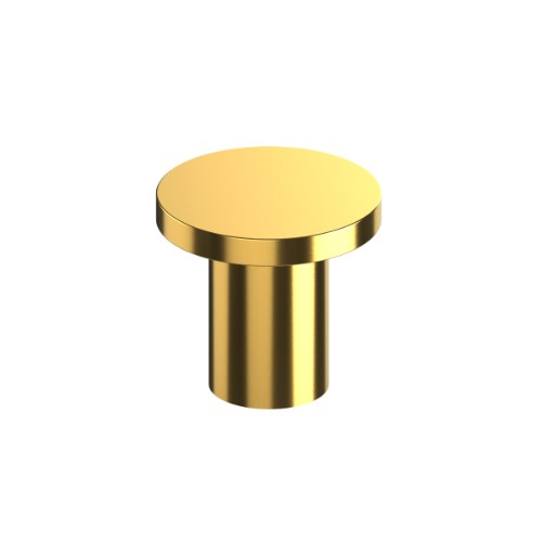 Bargo Brass Knob 30mm in Polished Brass