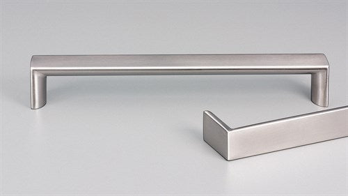 22mm Flat Top Cabinet Pull Handle 800mm with 790mm CTC in Satin Stainless